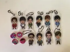 岩田剛典 クリアチャームセット 缶バッチセット