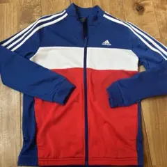 adidas ジャージ J150 青/赤/白
