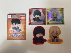 名探偵コナン ちぢませ隊ステッカーコレクション2 安室透＆赤井秀一セット