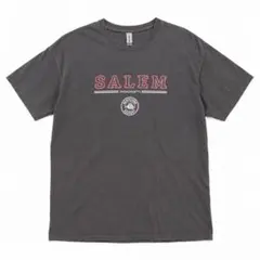 古着 GILDAN SALEM マサチューセッツ プリントT グレー