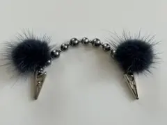 ストールクリップ ファー付き マグネット カーディガン ショール ボレロ