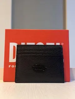diesel メンズ カウレザー カードケース