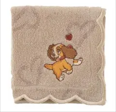 ディズニーストア レディ ミニタオル グレイッシュ Heart わんわん物語のサムネイル