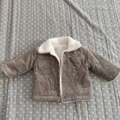 コーデュロイ ボア ジャケット　リバーシブル　100