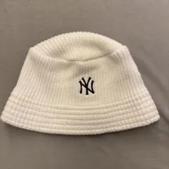 ニットバケット Knit Bucket ニューヨーク・ヤンキース アイボリー