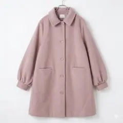 メリージェニー♡レースパイピングコート ブラウン - メルカリ