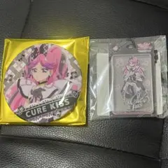 キミとアイドルプリキュア展 アクリルキーホルダー缶バッジ キッスセット