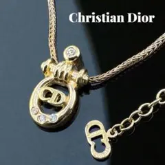 GERMANY製 VINTAGE DIOR ディオール　ロゴ　ネックレス　美品