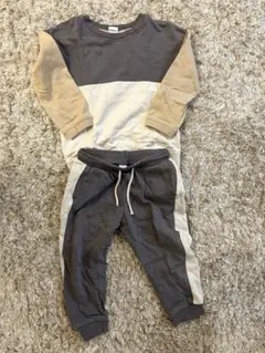 H&M 100cm 110cmトレーナー スウェット セットアップ