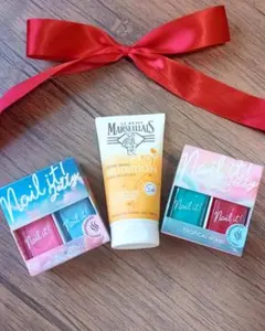 フランス ハンドクリーム＆ネイル5点SET 香るマニキュア 保湿