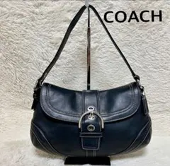 COACH コーチ SOHO ワンショルダー バッグ シグネチャー 黒　6808 COACH コーチ SOHO ワンショルダー バッグ シグネチャー 黒 6808の通販