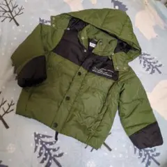 110センチTHE　SHOP TK　オリーブグリーン ダウンコート フード付き