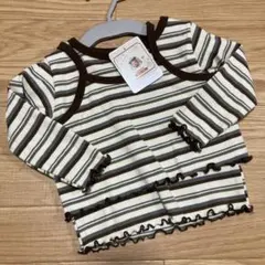 しまむら　トップス　juo uru suime 90 グリーン