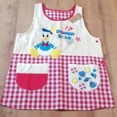 新品 ディズニー ドナルドダック 保育士エプロン