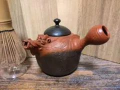 76.備前焼 宝瓶 登り窯 柘榴 ザクロ 手びねり 急須 備前焼 宝瓶 柘榴 陶印あり - メルカリ