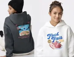 超お得2点売り パペットスンスン GU ヘビーウェイトスウェットパーカーLサイズ