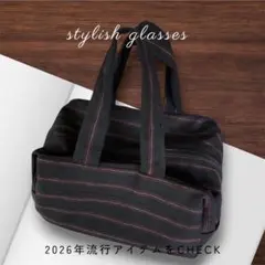 ブラック　バッグ　横長　イーストウエストバッグのサムネイル