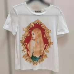ZARA 半袖 Tシャツ ホワイト イラストプリントのサムネイル