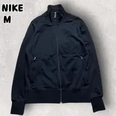NIKE ナイキ 刺繍ロゴ トラックジャケット ブラック M ジャージ