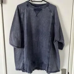 niko and... 五分袖カットソー ネイビー