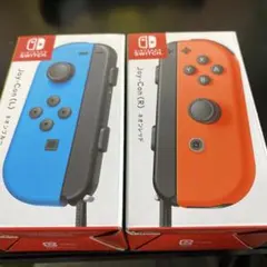 任天堂Switch 純正ジョイコン　左ネオンブルー　右ネオンレッド　新品