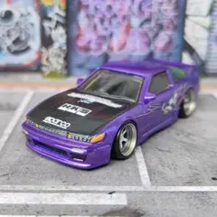 トミカ改造 シルエイティ 限定色 紫 プレミアム☆深リム ☆ホット