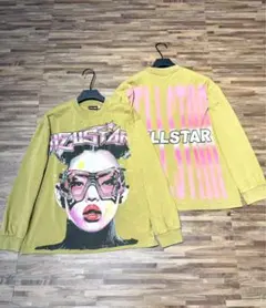 《新品未使用》ヴィンテージ高街系 ロングスリーブTシャツ男女兼用S-XL