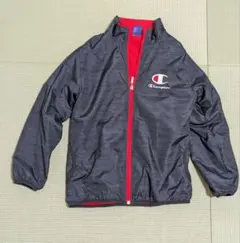 Champion ジップアップウィンドブレーカー ネイビー/レッド