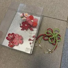 ヘアアクセサリー 髪飾り ちりめん細工 和装