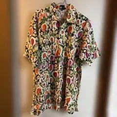 訳あり背中穴あき⭐️iM MIYAKE DESIGN STUDIO 総柄シャツ Mのサムネイル