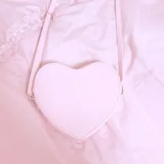 BABY ノベルティ 型押しハートポシェット ピンクのサムネイル