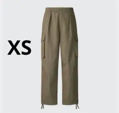 UNIQLO U ワイドフィットパラシュートカーゴパンツ XS オリーブ