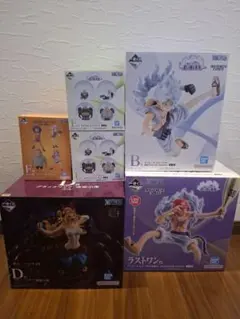 ワンピース 一番くじ フィギュア 6点セット ルフィ ニカ ブラックマリア 他