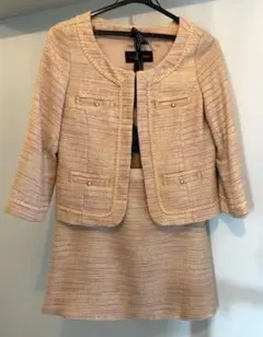 ジルスチュアート　ツイード　セットアップスーツ　ピンク