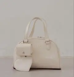 Chico チャーム付きミニボストンバッグ