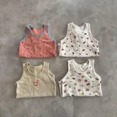 futafuta タンクトップベビー肌着ロンパース　夏　90