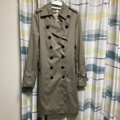 アンタイトル ベージュ トレンチコート ダブルブレスト