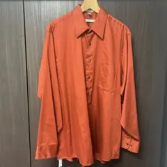 【古着】GEOFFREY BEENE サテンシャツ テコラッタ L