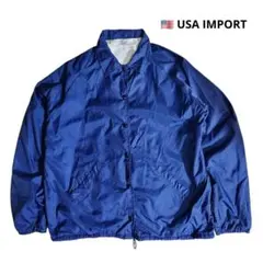 USA古着 コーチジャケット・ネイビー・Mサイズ相当 69066