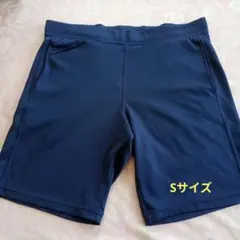 ユニクロ 短パン ショートパンツ Sサイズ 紐付き ネイビー 紺