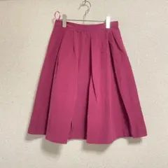 Apuweiser-riche タックフレアスカート ピンク サイズ2のサムネイル