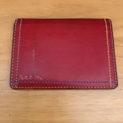 ポールスミス PaulSmith 定期入れ 名刺入れ レディース中古 レッド