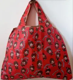 【新品】キャラクターエコバッグ 大容量 モンチッチ B