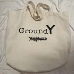 Yohji Yamamoto Ground Y トートバッグ アイボリー