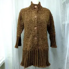 FENDI 針織衫 尺寸 40 棕色 義大利製