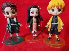 鬼滅の刃　竈門炭治郎 禰豆子　　我妻善逸　フィギュア