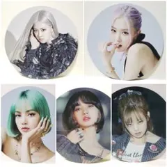 【美品】BLACKPINK 円形トレカ 5枚 The ALBUM JP ver.