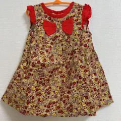 tout petit 花柄ワンピース 95