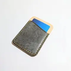 訳有　ロロマ　ヌメ革　レザー　牛革　本革　革　カードケース　カード入れ　定期入れ