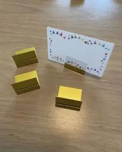 結婚式 ゴールドカードスタンド31個セット